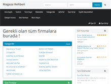 Tablet Screenshot of magazarehberi.com